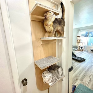 Door Cat Tree Cat Door Hanging Shelf Cat Climbing Tree Cat Bed Cat Furniture Cat Shelf Wall Cat Hanging Shelf Cat Shelf for Wall Cat Toy Cat