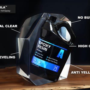 Art Epoxy Resin Kit Bubble Free Resin Epoxy for Craft Resin Crystal Clear Resin for DIY Art Epoxy Resin Art Craft Clear Epoxy Casting Resin