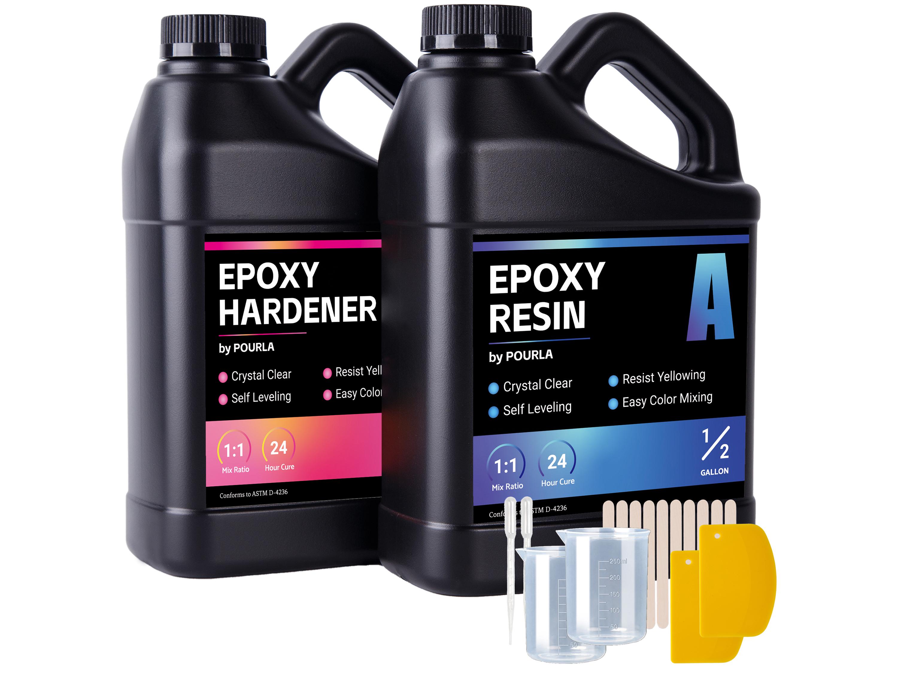 Art Epoxy Resin Kit Bubble Free Resin Epoxy for Craft Resin Crystal Clear Resin for DIY Art Epoxy Resin Art Craft Clear Epoxy Casting Resin