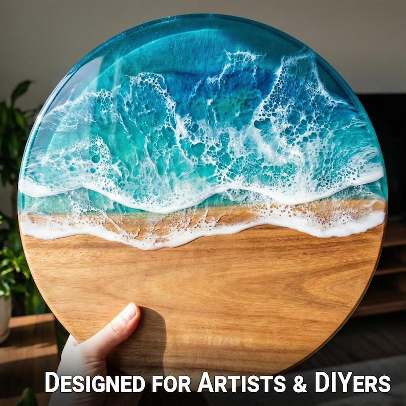 Art Epoxy Resin Kit Bubble Free Resin Epoxy for Craft Resin Crystal Clear Resin for DIY Art Epoxy Resin Art Craft Clear Epoxy Casting Resin