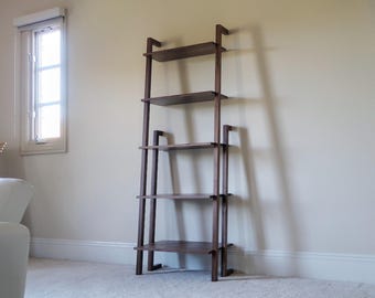 Modern Ladder Bookcase Ladder Bookshelf Bookshelf Geometric Design Design Clean Lines Lines Wall Storage Storage Home Office Office Decor