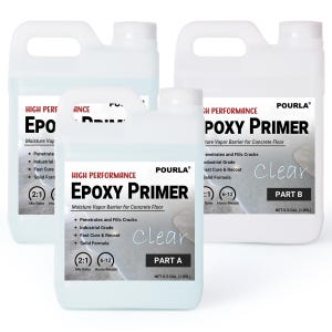 Epoxy Primer for Concrete Floors Moisture Barrier High Performance Garage Basement Epoxy Floor Sealer Strong Adhesion