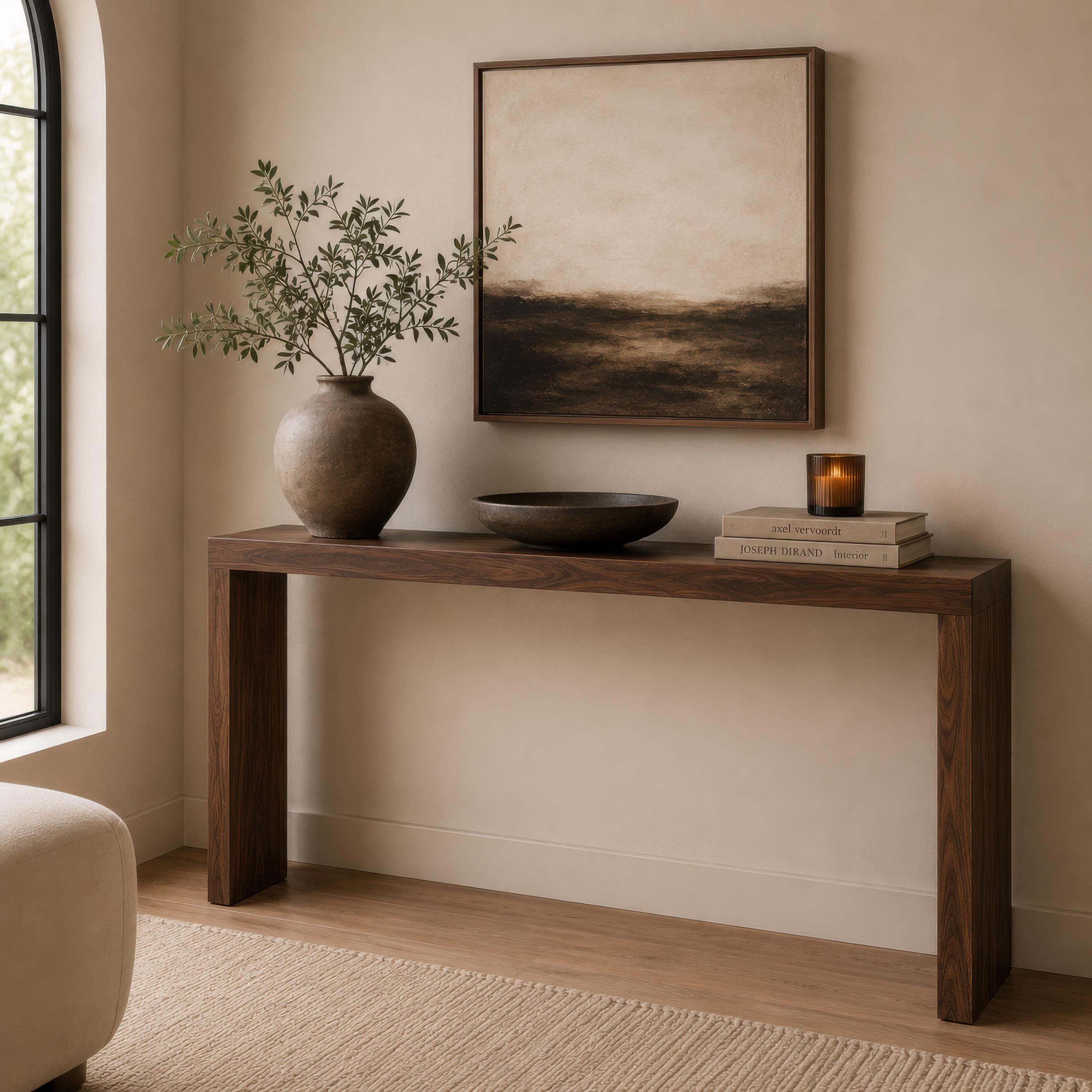 Small Console Walnut - Etsy