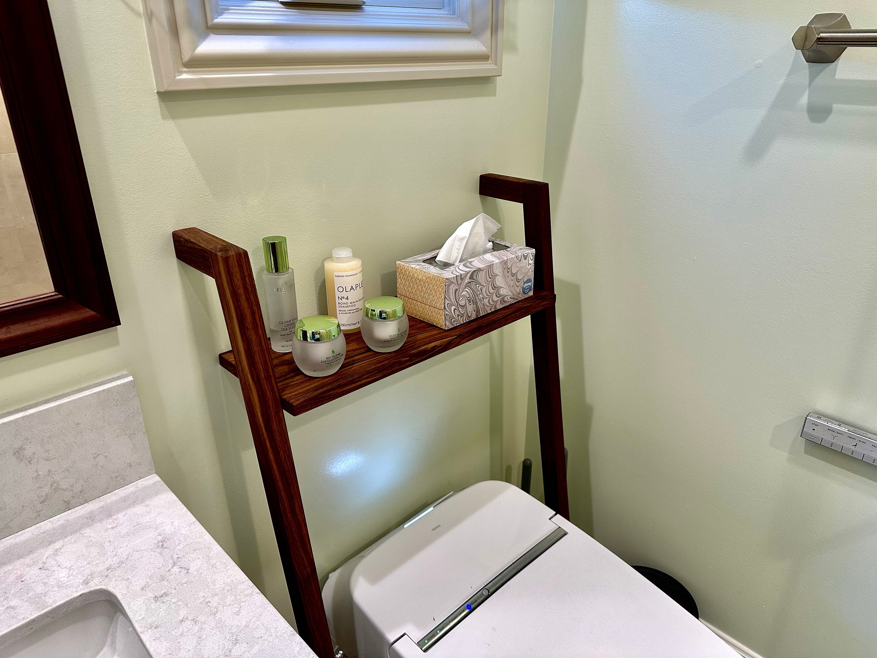 Over the Toilet Ladder Shelf Storage Shelf Over Toilet Shelf Etsy