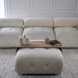 Wooden ottoman table top tray that fits securely over your ottoman serves as a cocktail tray drink and snack holder or decorative table top overlay great for living room sofa or apartment use adds style and function