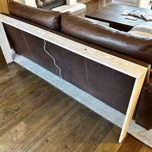 Long Narrow Console Table Narrow Rustic Farmhouse Console Table With ...