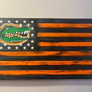 Florida Gators tailgate American Flag