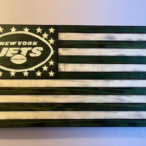 NY Jets Tailgate American flag