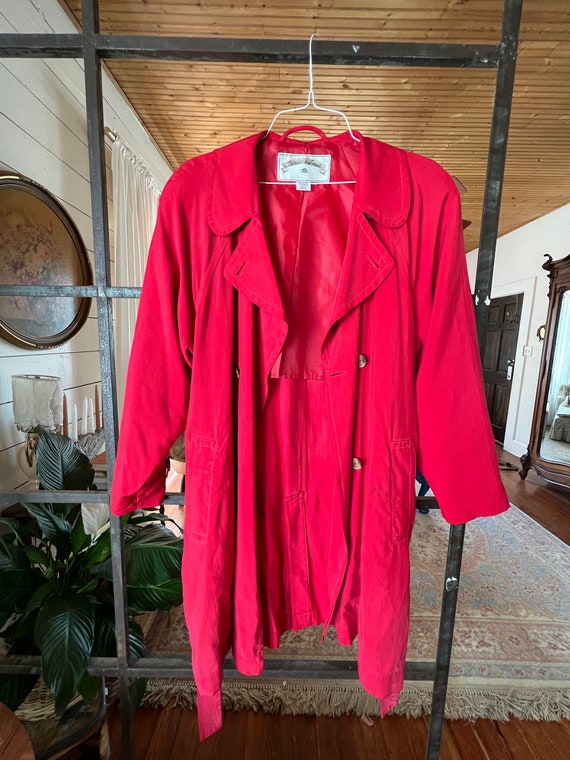 Vintage Tristan & Iseut Red Silk Jacket