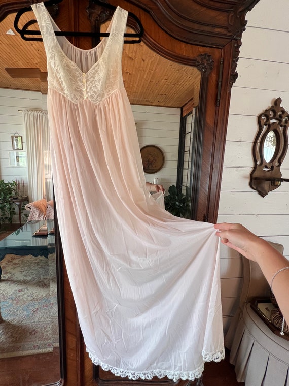 Vintage Vanity Fair Sheer Night Gown