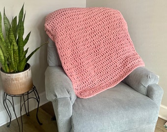 Beginner Crochet Blanket Pattern - Over-sized Blanket