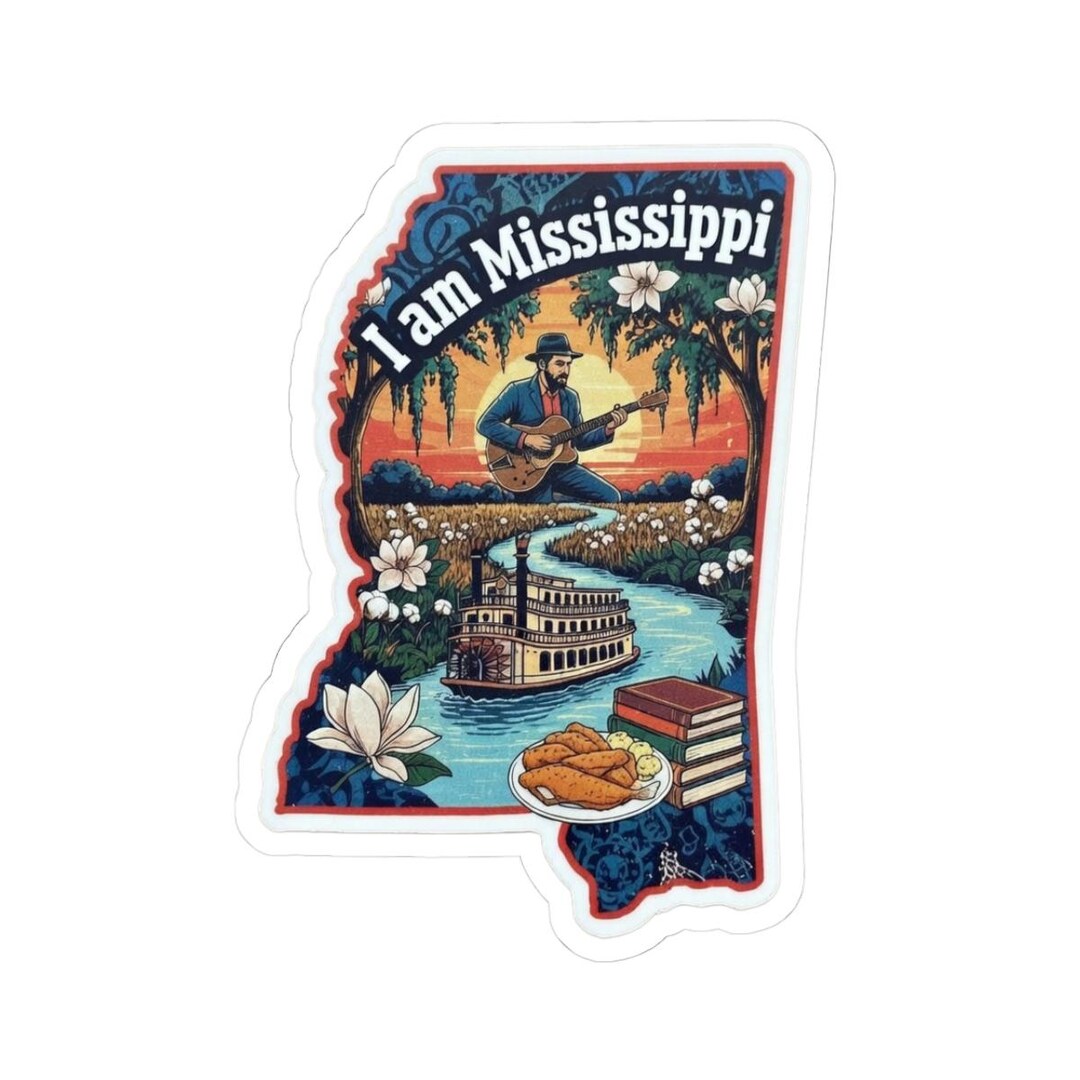 Ms Labonz Sticker I Am Mississippi - Sticker 1 - Etsy