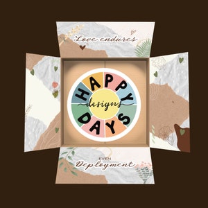 Digital Care Package Labels – Long Distance Care Package Gift, Printable Box Flaps for Military or Loved Ones, Instant Download