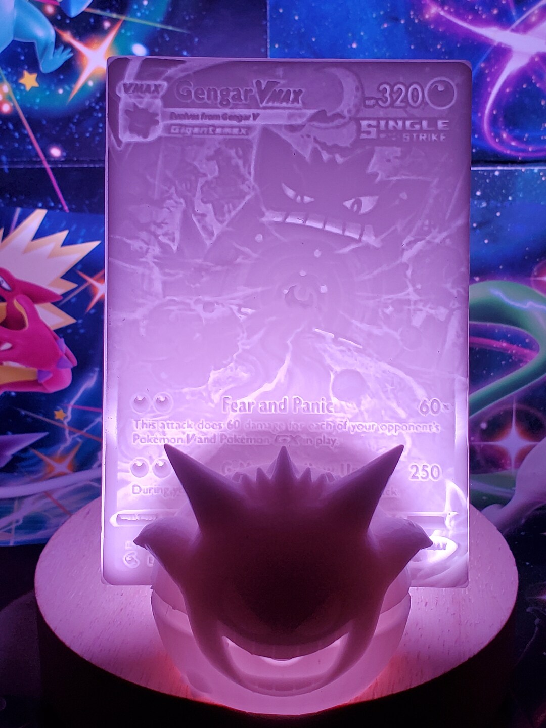 3d Printed Lithophane Trading Cards Etsy