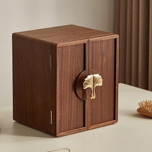 Massivholz Schmuckschatulle, Holzschmuckschatulle mit großer Kapazität, Neujahrsgeschenk, Geschenk für Mutter, Geschenk für Frau, Geschenk für sie, Weihnachtsgeschenk