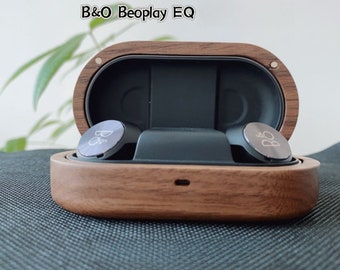 Custom  B&O Wood Headphone Case for Beoplay EQ,  Earpods Cover with Keychain, Birthday Gift,Valentine's Day Gift