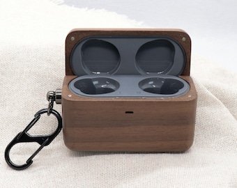 Personalized Beyerdynamic Wood Headphone Case, Earpods Cover with Keychain, Birthday Gift, Gift for Her/Him, Father Gift