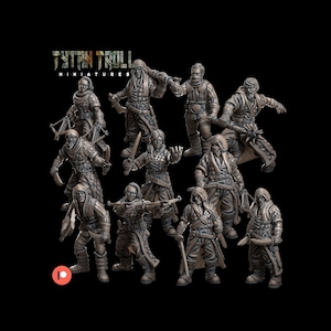 11PC Bandit Ambush Squad brigand Dnd Dungeon and - Etsy