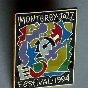 Vintage 1994 MONTEREY JAZZ FESTIVAL Pinback Souvenir - Mint Condition