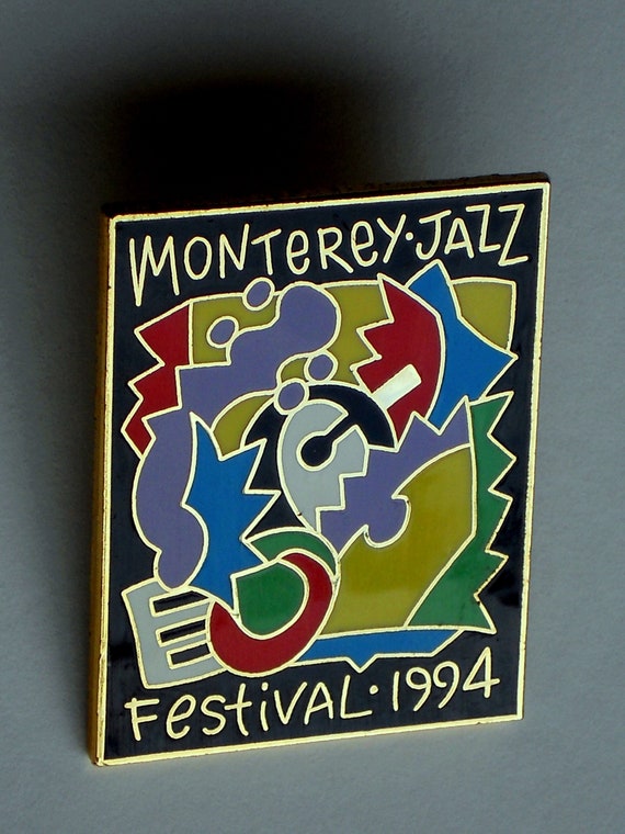 Vintage 1994 MONTEREY JAZZ FESTIVAL Pinback Souven