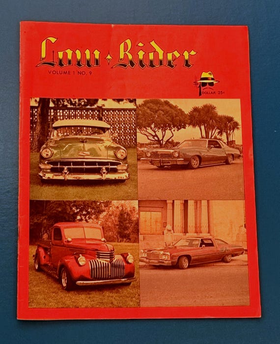 Rare 1978 LOW RIDER Magazine, Volume 1 NO. 9, Chicano/cholo