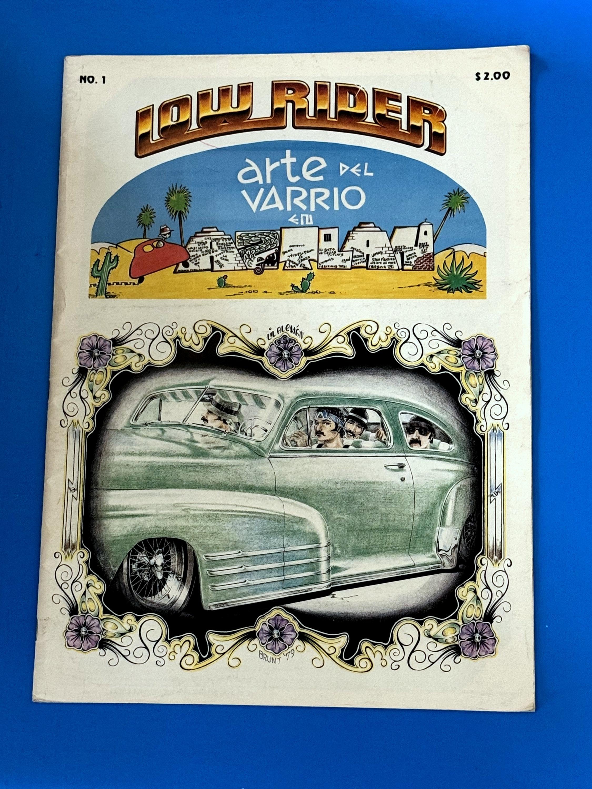 Rare 1979 LOWRIDER ARTE Del BARRIO Magazine No. 1 – Chicano