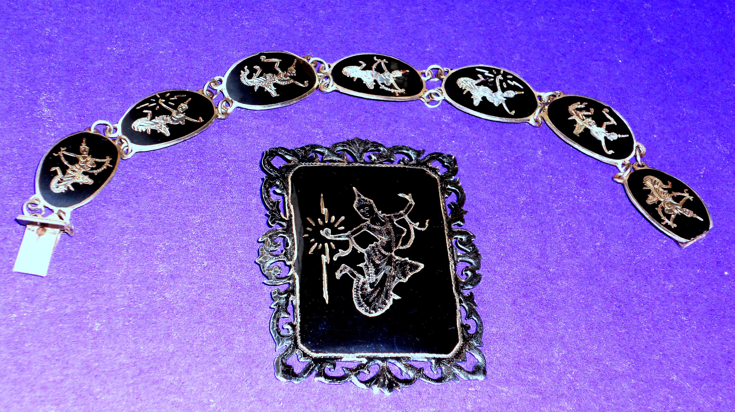 Siam Silver Set - Etsy Siam Silver Set - Etsy