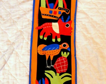1960's AFRICAN APPLIQUE - From Benin, West Africa (Formerly Dahomey) - Mint Condition