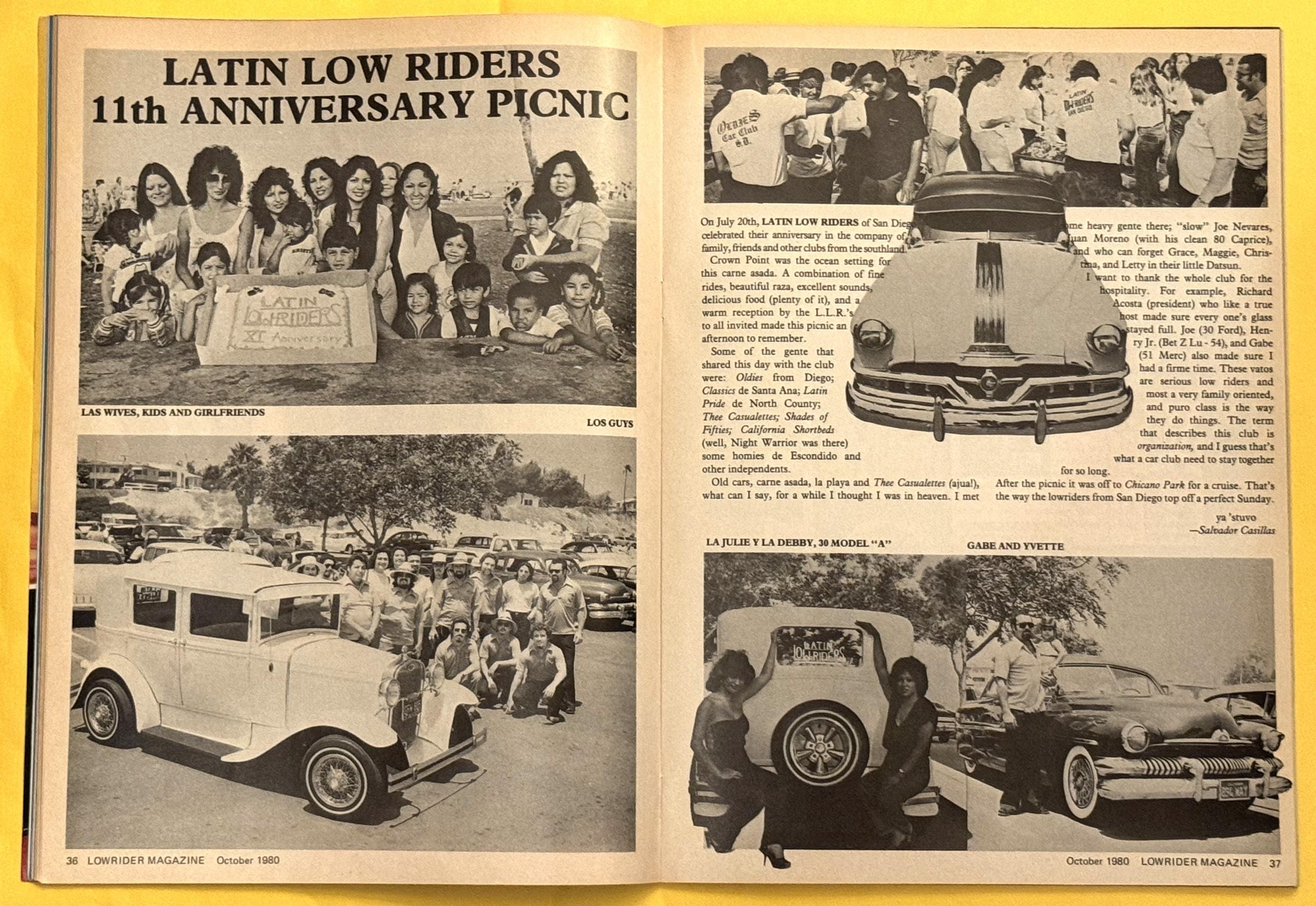 Rare October 1980 LOW RIDER MAGAZINE, Original Owner, Low Rider ...