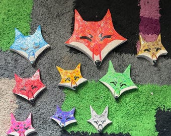 Rainbow Red Fox Stones!
