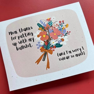 Mother&#39;s Day Card, Handmade Mother&#39;s Day Card, Funny Mother&#39;s Day Card, Special Mum Card, Card For Mom, Mother, Mama, Grandma