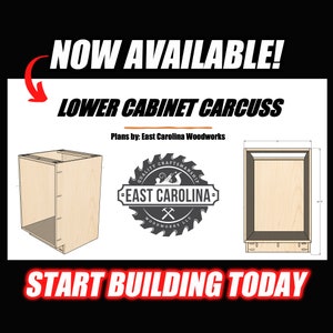 Lower Cabinet Carcass Plans