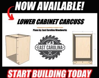 Lower Cabinet Carcass Plans
