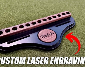 Custom Elegant Golf Club Rack for Man Cave / Golf Simulator Room