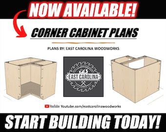 DETAILED Corner Cabinet Plans