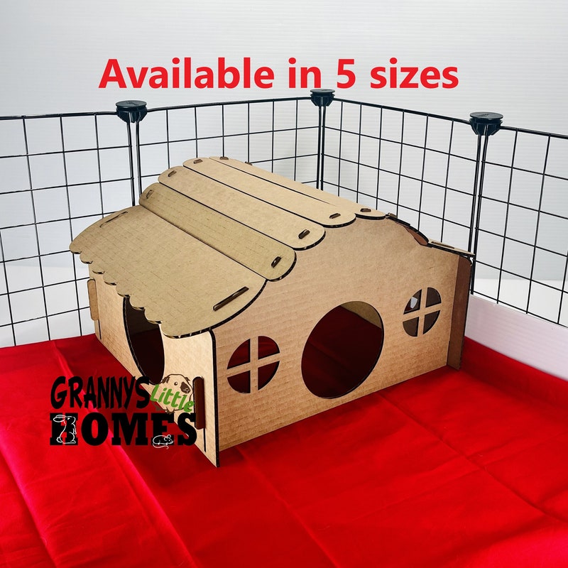 Cardboard Rabbit House - Etsy