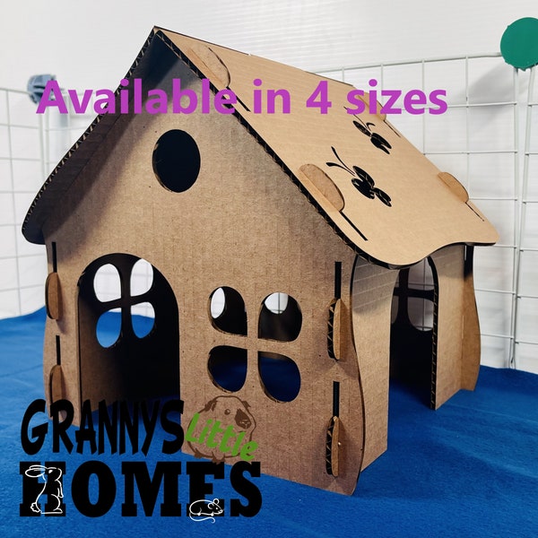 Cardboard Butterfly Pet House