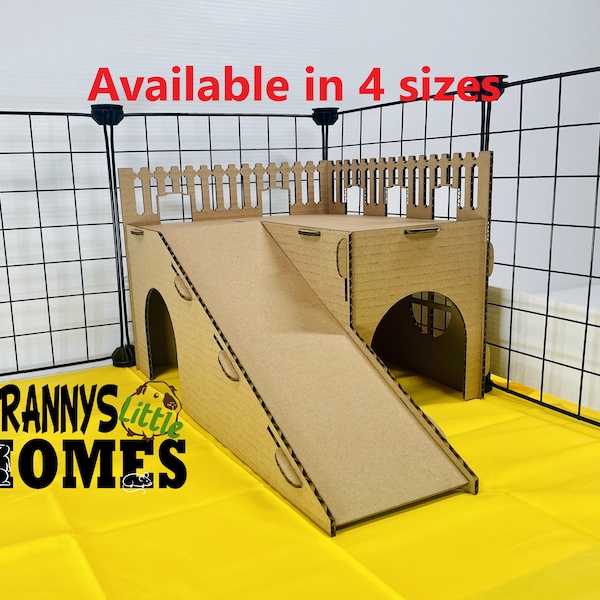 Cardboard Hide with Ramp and 2 Exits