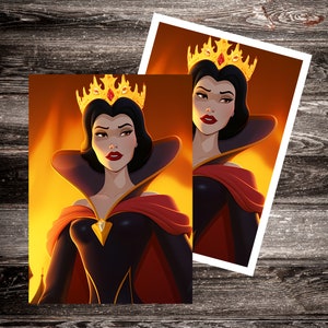 Lorcana Card Sleeve Artwork Evil Queen