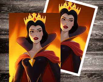 Lorcana Card Sleeve Artwork Evil Queen