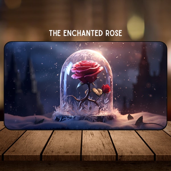 The Enchanted Rose - TCG Playmat (22" x 12")
