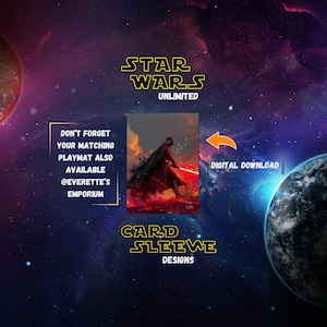 Fundas Star Wars: Unlimited TCG - Ilustraciones descargables, Vader