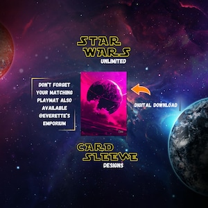 Fundas Star Wars: Unlimited TCG - Ilustraciones descargables, Estrella de la Muerte