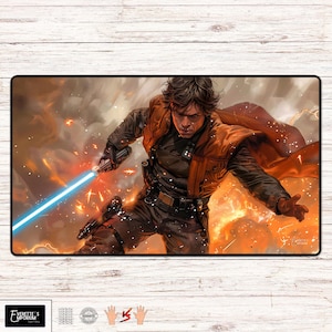 Hope of the Galaxy - SWU Playmat - 24&quot;x14&quot; or 31.5&quot;x15.5&quot; - Board Game TCG Mat, Card Game Mat or Desk Mat