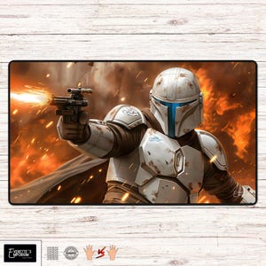Protector of the Galaxy - Tapis de jeu SWU - 61 x 40 cm ou 91 x 35 cm - Tapis de jeu de société TCG, tapis de jeu de cartes ou tapis de bureau