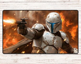 Protector of the Galaxy - SWU Playmat - 24"x14" or 31.5"x15.5" - Board Game TCG Mat, Card Game Mat or Desk Mat