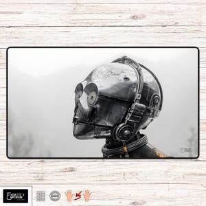 Binaire elegantie: TCG-speelmat of bureaumat (24" x 14" of 31,5" x 15,5")