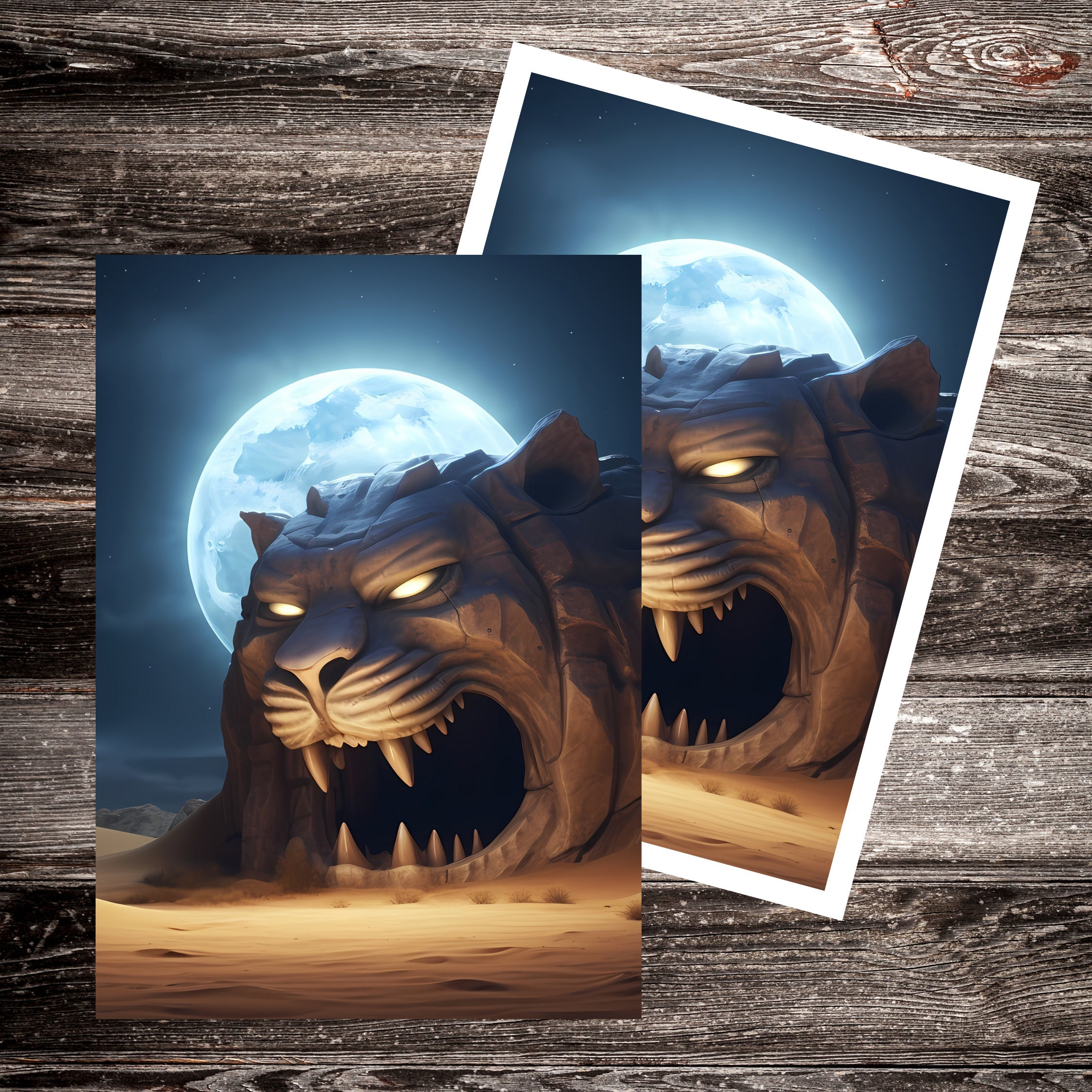 Lorcana Card Sleeve Artwork Cave of Wonder
