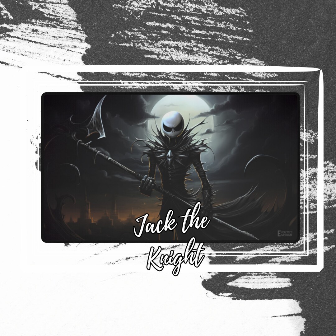 Jack the Knight Lorcana Playmat 24x14 Ideal for Gaming, Durable ...