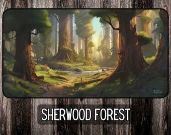 The Sherwood Forest Lorcana TCG Playmat - 22x12